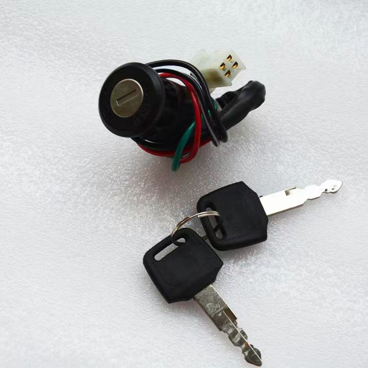 Ổ khóa xe máy với 4 dây điện