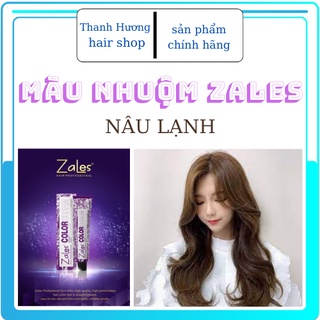 Thuốc Nhuộm Tóc Màu Nâu Lạnh (Nâu Lạnh Ánh Khói) | Lên Từ Nền Đen Không Tẩy