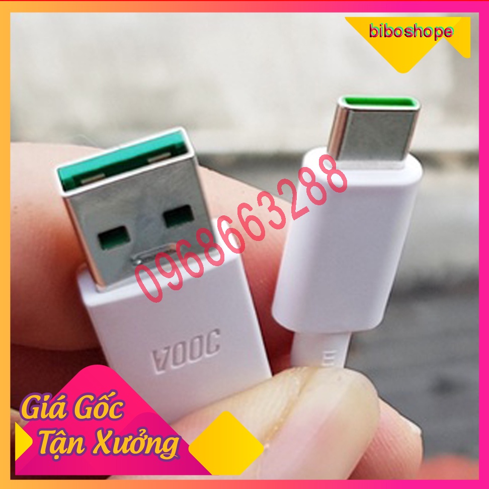 Cáp Sạc Siêu Nhanh 4.0 Vooc Cổng Type C dài 1,2m,Oppo 🚀Free ship🚀 _Cam Kết Sạc Nhanh