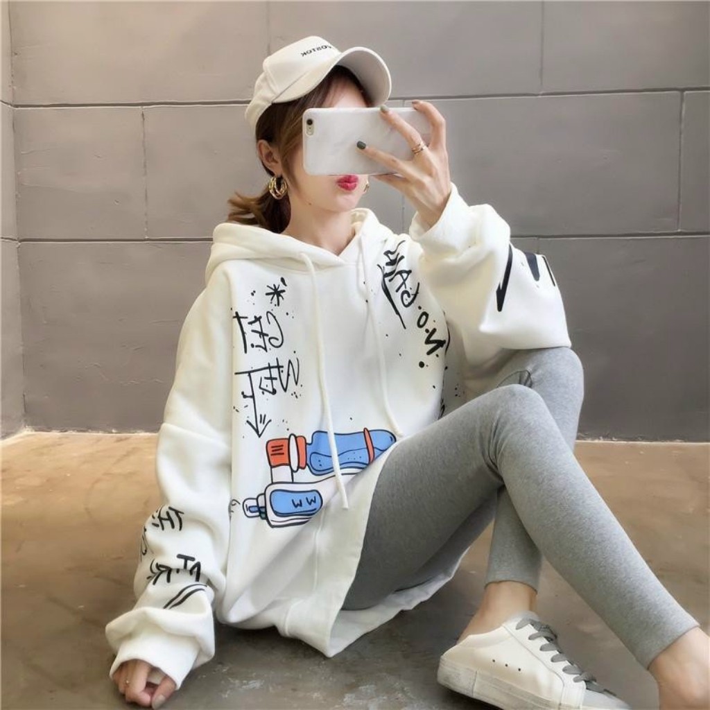 Áo khoác nỉ Hoodie KN4 in thân áo và tay áo cực chất, chất liệu nỉ bông dày đẹp, co giãn, form rộng có mũ thời trang | BigBuy360 - bigbuy360.vn