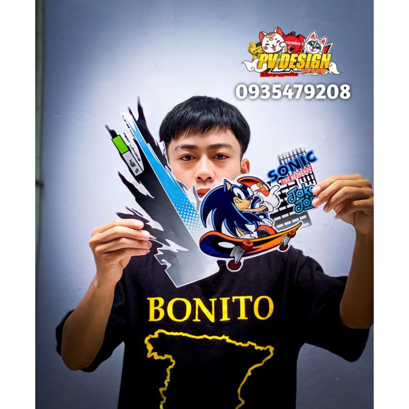 Tem Sonic cho xe Sirius