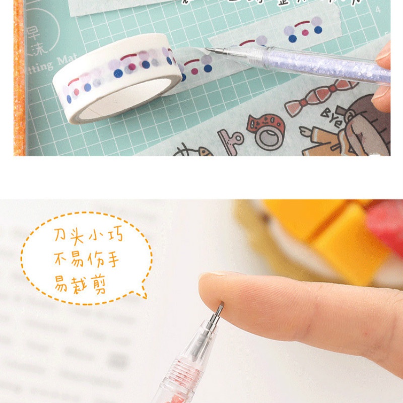 Bút Cắt Giấy / Sổ Tay Chống Mài Mòn Màu Sắc Ngẫu Nhiên DIY