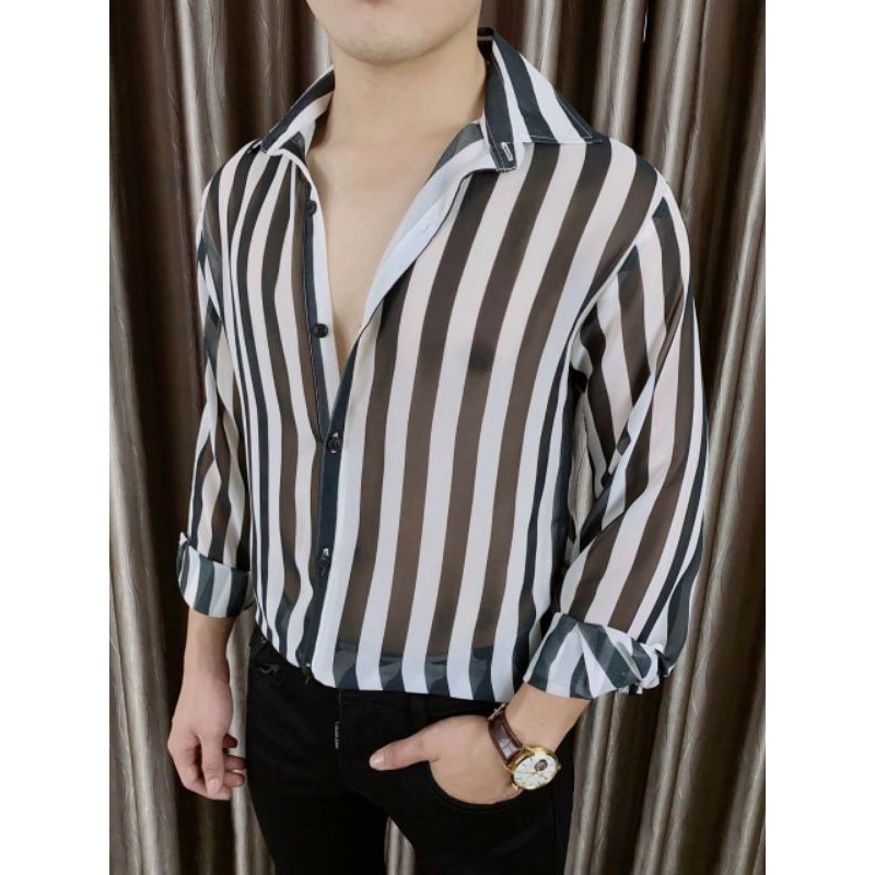 Áo sơ mi lưới nam