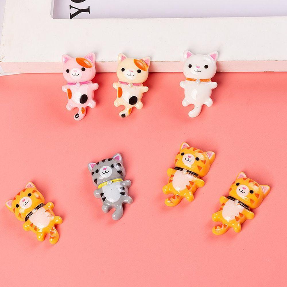 Mặt Dây Chuyền Bằng Resin Resin Hình Mèo Hoạt Hình DIY