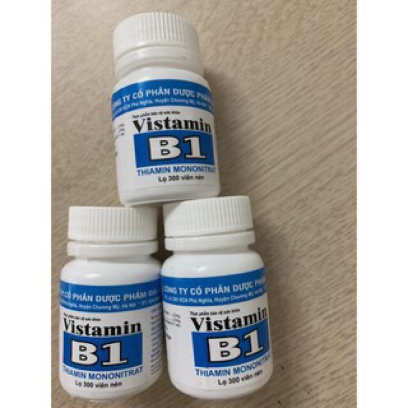 Vitamin b1 giúp trẻ em người lớn ăn ngủ ngon làm đẹp, đắp mặt, tắm trắng , gội đầu kích thích mọc tóc - lọ 300 viên