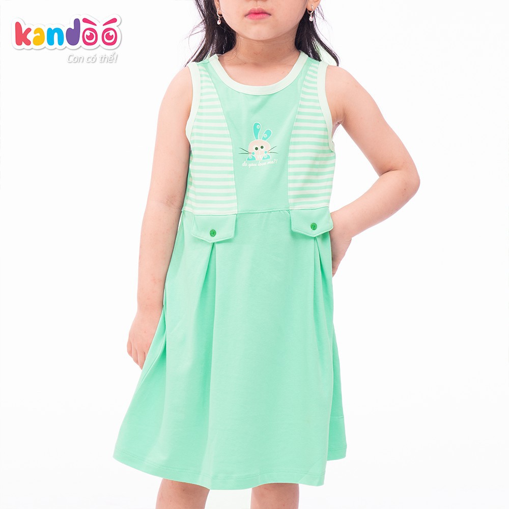 Áo tshirt bé gái DG16DR03 cotton, áo váy