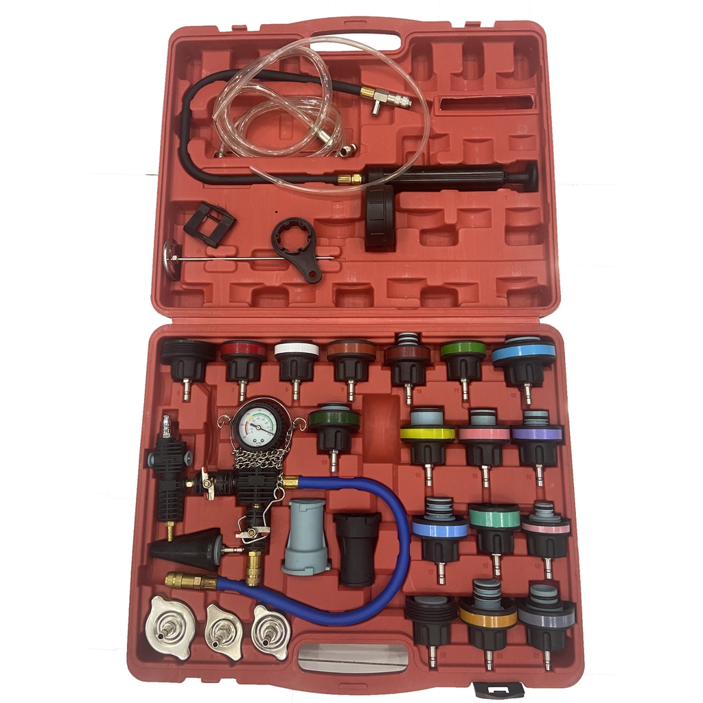 Bộ kiểm tra áp suất tản nhiệt ô tô đa năng Universal (BAO GỒM 28 MÓN)