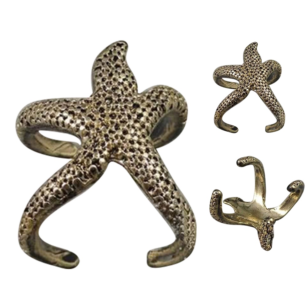 Nhẫn hợp kim hình sao biển cá tính trẻ trung dành cho nữ