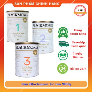 (Date mới nhất) Sữa Blackmore Úc số 1, 2, 3 lon 900g