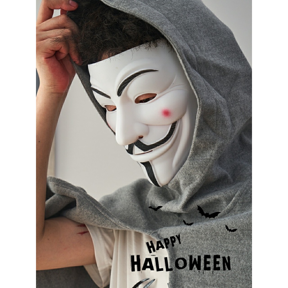 Mặt nạ hacker hóa trang halloween