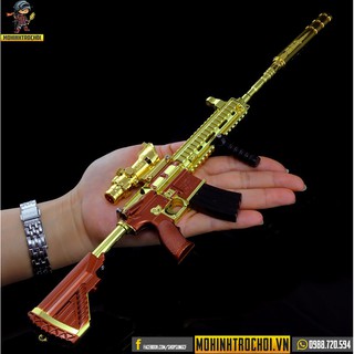 Mô Hình M416 Gold Plale 37cm PUBG