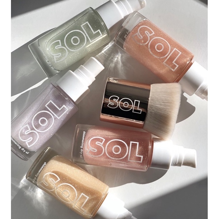 Colourpop Nhũ Body Shimmering dry oil minisize màu Peach Bellini 26ml
