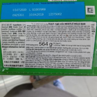 Thanh ngũ cốc milo