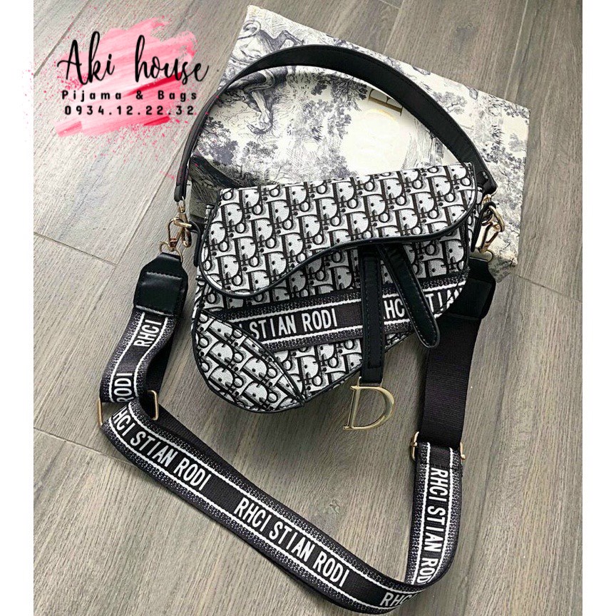 Túi đeo chéo Dior yên ngựa hottrend thời trang cho nữ