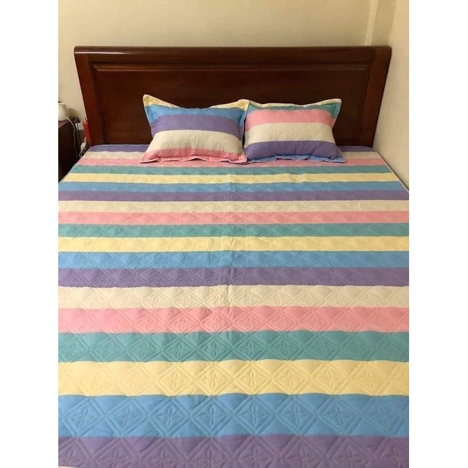 [FREE SHIP]Ga Chun Trần Bông Dày,Bọc đệm dày tối đa 15cm,vải cotton poly,chọn mẫu thoải mái/mẫu heo hồng nhí nhố
