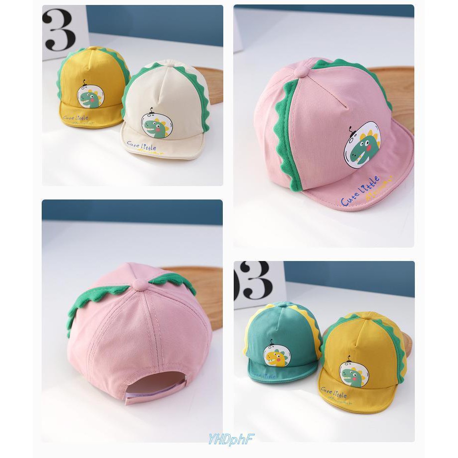 Mũ lưỡi trai cho bé trai bé gái mẫu Khủng long cute little - Duonghieu6789