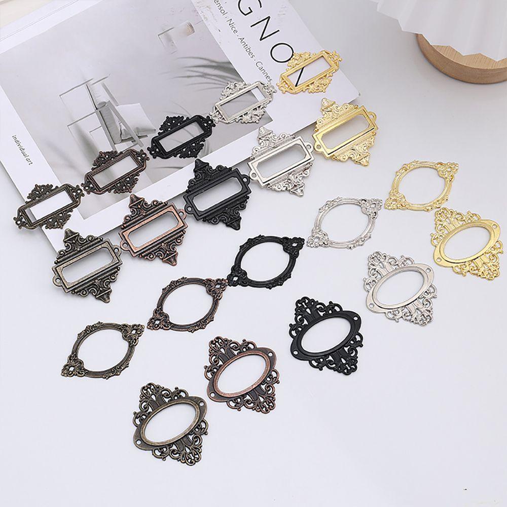 Giá Đỡ Danh Thiếp / Thẻ Tên Bằng Kim Loại Chạm Khắc Cổ Điển