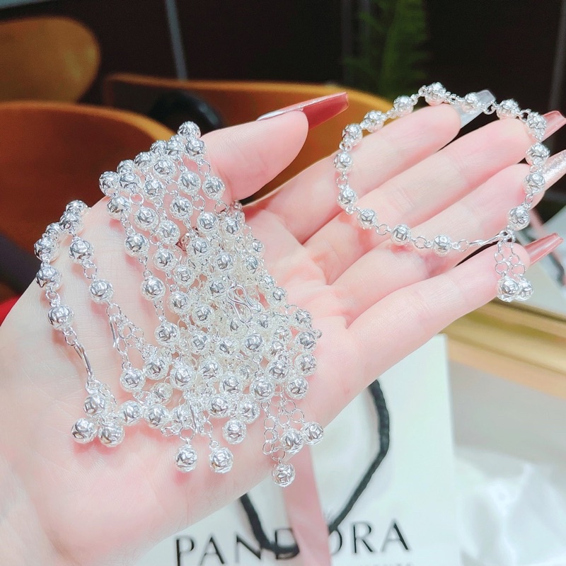 Lắc tay cầu kim tiền bạc ta - Lắc tay nữ cầu kim tiền - Vàng bạc Khải Khải