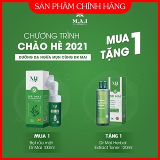 Sửa Rửa Mặt D.R Mai 100ml ( TẶNG KÈM CHAI TONER)