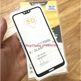 Kính cường lực 5D nokia X6 full màn Full keo_shopthaihn