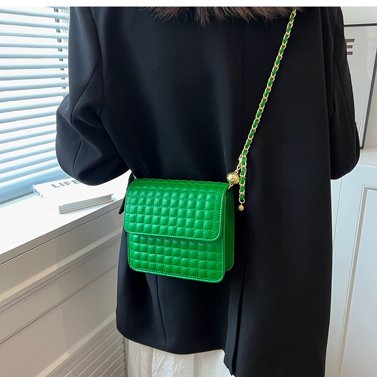 Túi Đeo Vai Hình Vuông Cỡ Nhỏ Màu Vàng Thời Trang Sang Trọng Cho Nữ