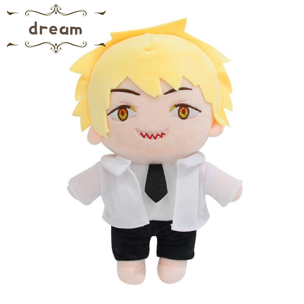 【DREAMLIFE】Chainsaw Man Plush Toys Doll Power Makima Denji Mitaka Asa Stuffed Cosplay Anime Cartoon Soft Toys Birthday Gifts 23cm