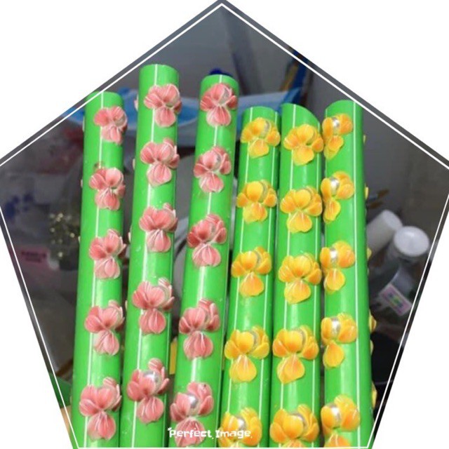 Hoa Bột Gắn Móng Nail, Hoa Bột Nail Kiểu Hoa Ly Đuôi Cá