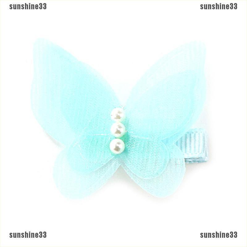 Set 5 Kẹp Tóc Nơ Bướm Cho Bé Gái