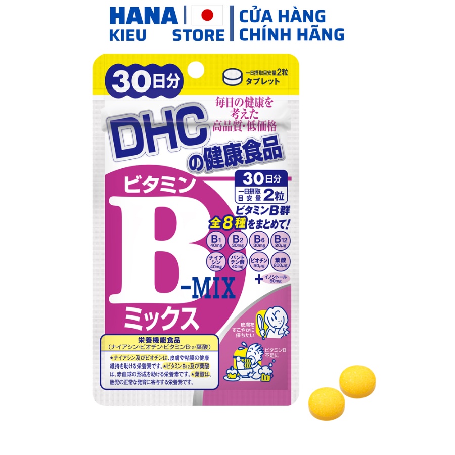 Viên Uống Vitamin B Tổng Hợp DHC Vitamin B Mix 90 viên