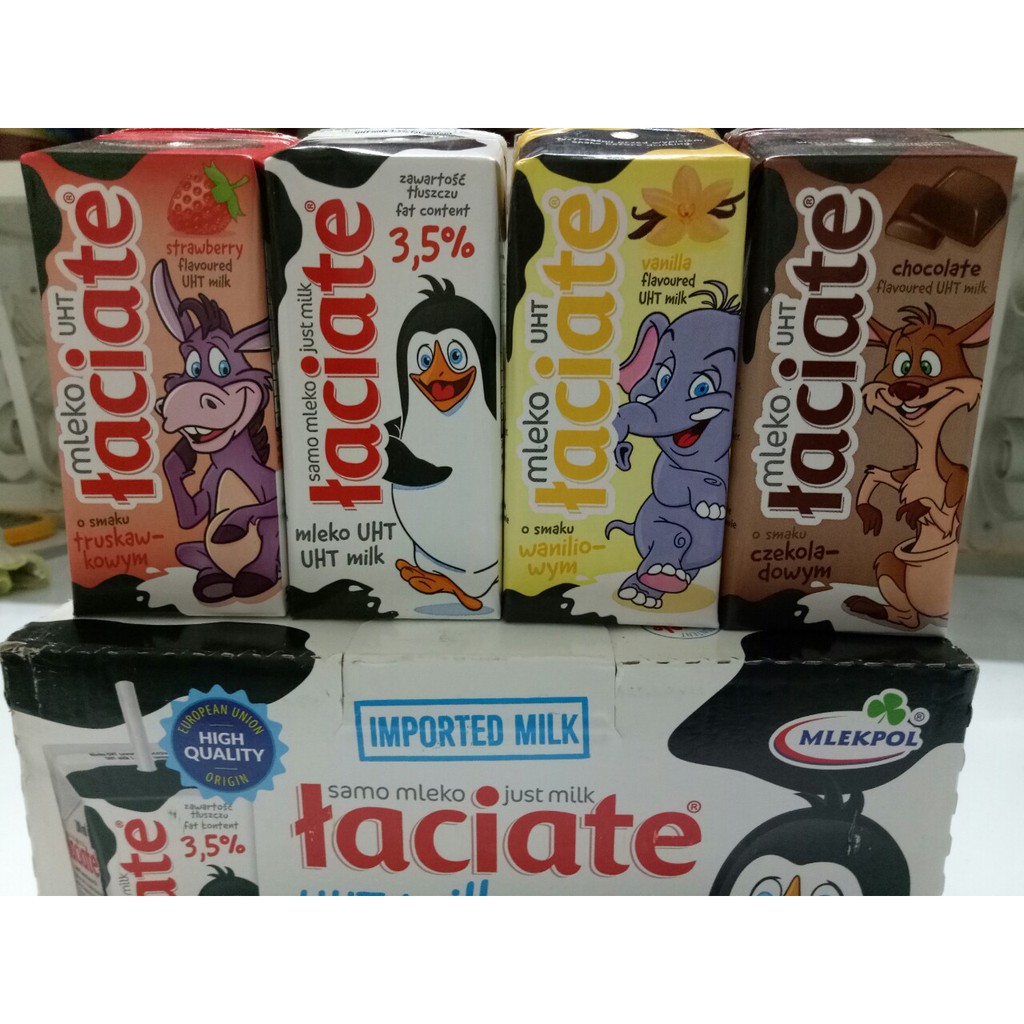 Sữa faciate laciate 190ml đủ vị date mới