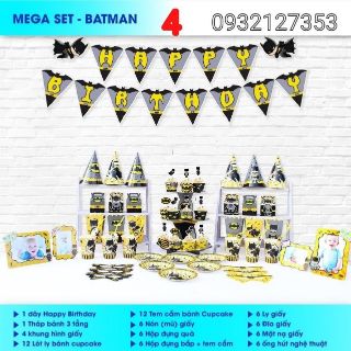 SÉT MEGA TRANG TRÍ BÀN TIỆC CHO BÉ