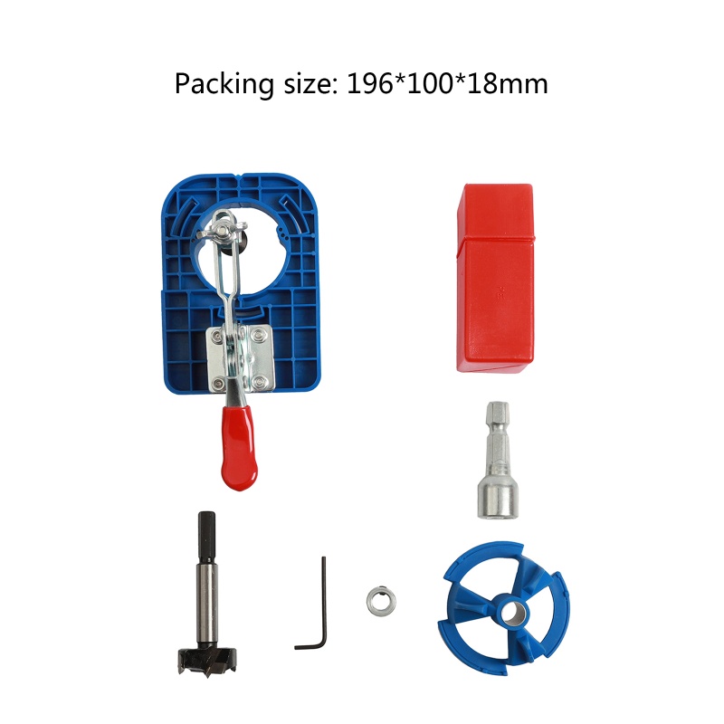 Dụng Cụ Định Vị Đục Lỗ Tròn Ba Trong Một Chuyên Dụng Làm Mộc