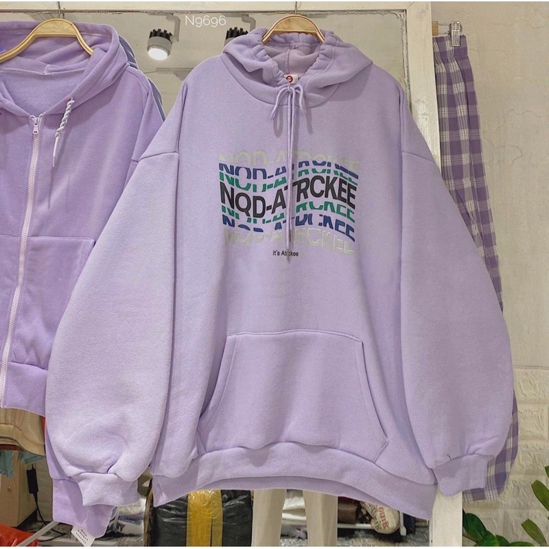 Áo Hoodie Nỉ Bông NQD Nam Nữ (Có Sẵn/Ảnh Thật)