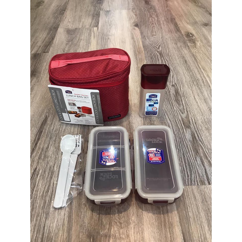 Bộ hộp cơm Lock&Lock  - HPL758DR(đỏ)
