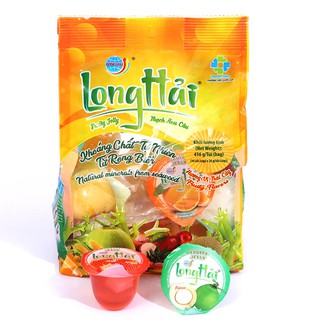 Thạch rau câu Long Hải túi 416g (16 cốc x 26g)