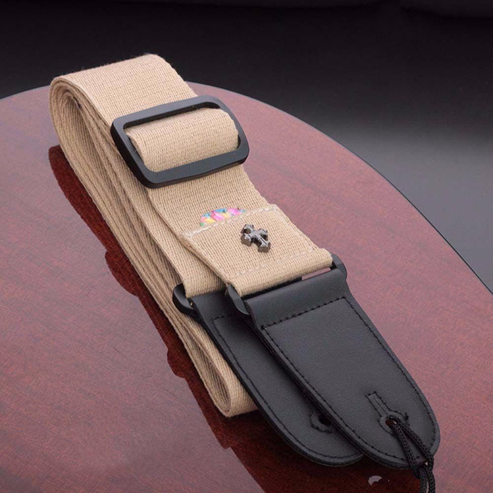 Miếng Gảy Đàn Guitar Điện Bằng Da Phong Cách Vintage Có Thể Điều Chỉnh