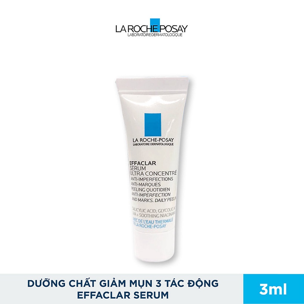 Tinh chất giảm mụn giảm thâm 3 tác động Effaclar Serum La Roche-Posay 3ml