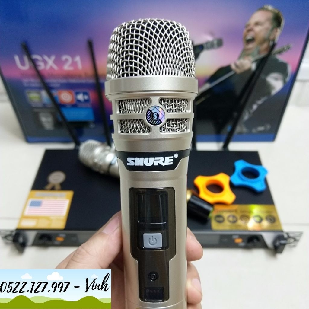 Micro không dây SHURE UGX-21 Chính hãng  - Gia Khang Shop