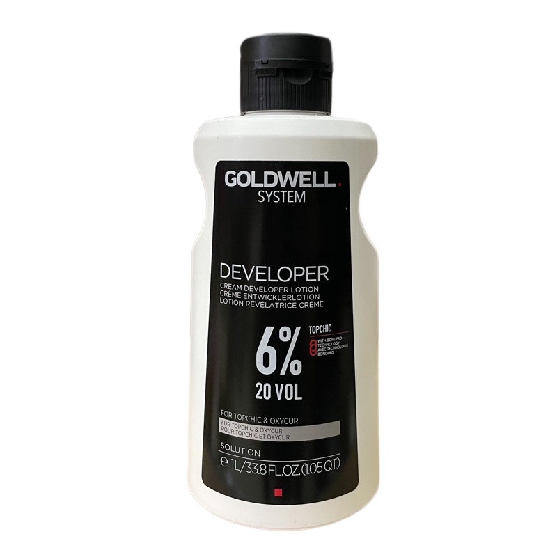 🇩🇪 Dung môi pha màu nhuộm Oxy Goldwell Topchic (3%, 6%, 9%, 12% ) 1000ml