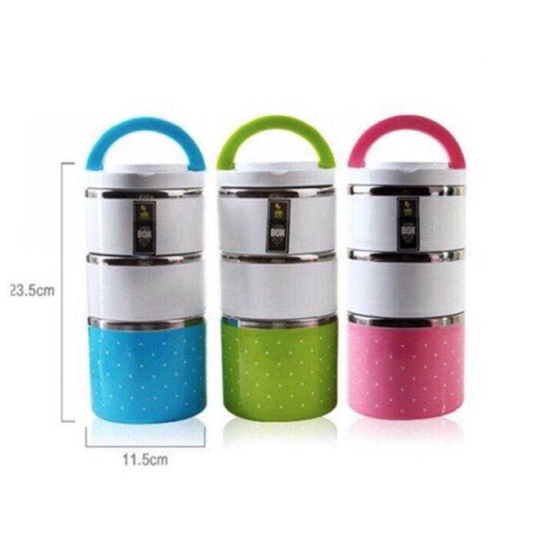 Cặp Lồng Đựng Thức Ăn Loại  3 Tầng