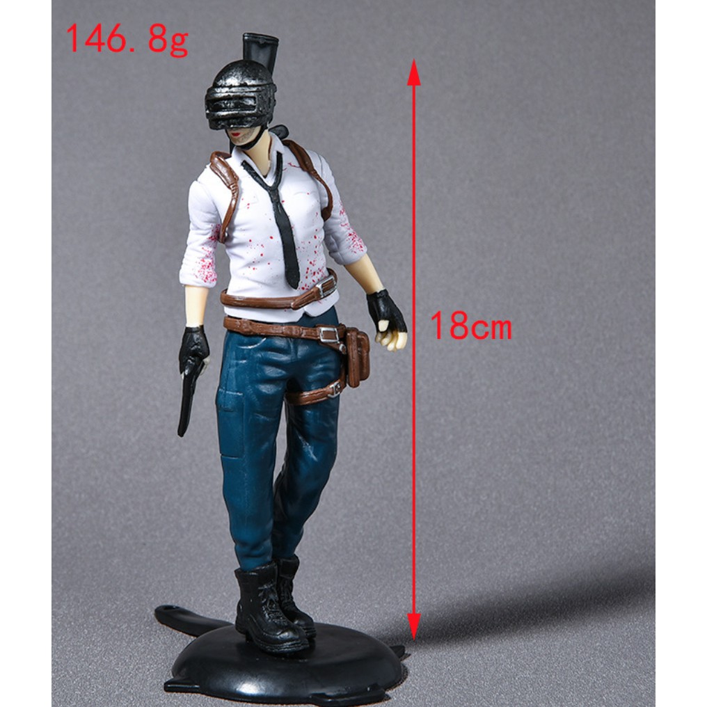 (Sẵn VN) Bộ 2 mô hình nhân vật nam nữ - PUBG Chicken Boy and Girl  - Chiều cao 17-18 cm