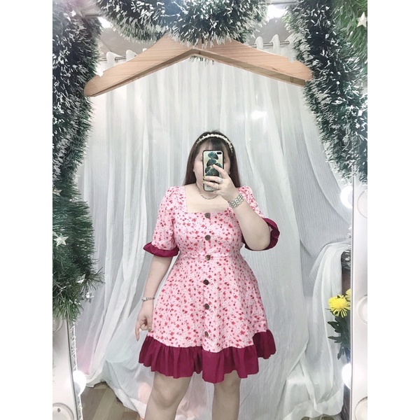 Đầm nút phối lụa