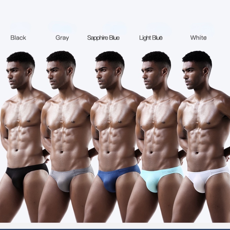 Quần lót vải lụa lạnh siêu mỏng thoáng khí thời trang mùa hè gợi cảm dành cho nam 141