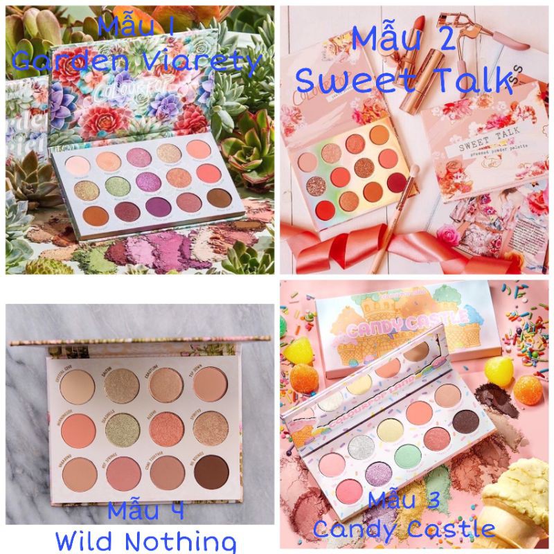 Colourpop ✨ Hình thật - Bill chính hãng- Bảng phấn mắt các loại Colourpop (Bảng màu mới)