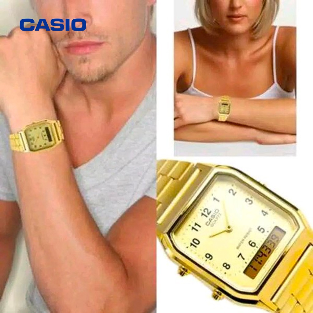 Đồng hồ nam casio AQ-230GA-9BHDF chính hãng - Bảo hành 1 năm, Thay pin miễn phí trọn đời