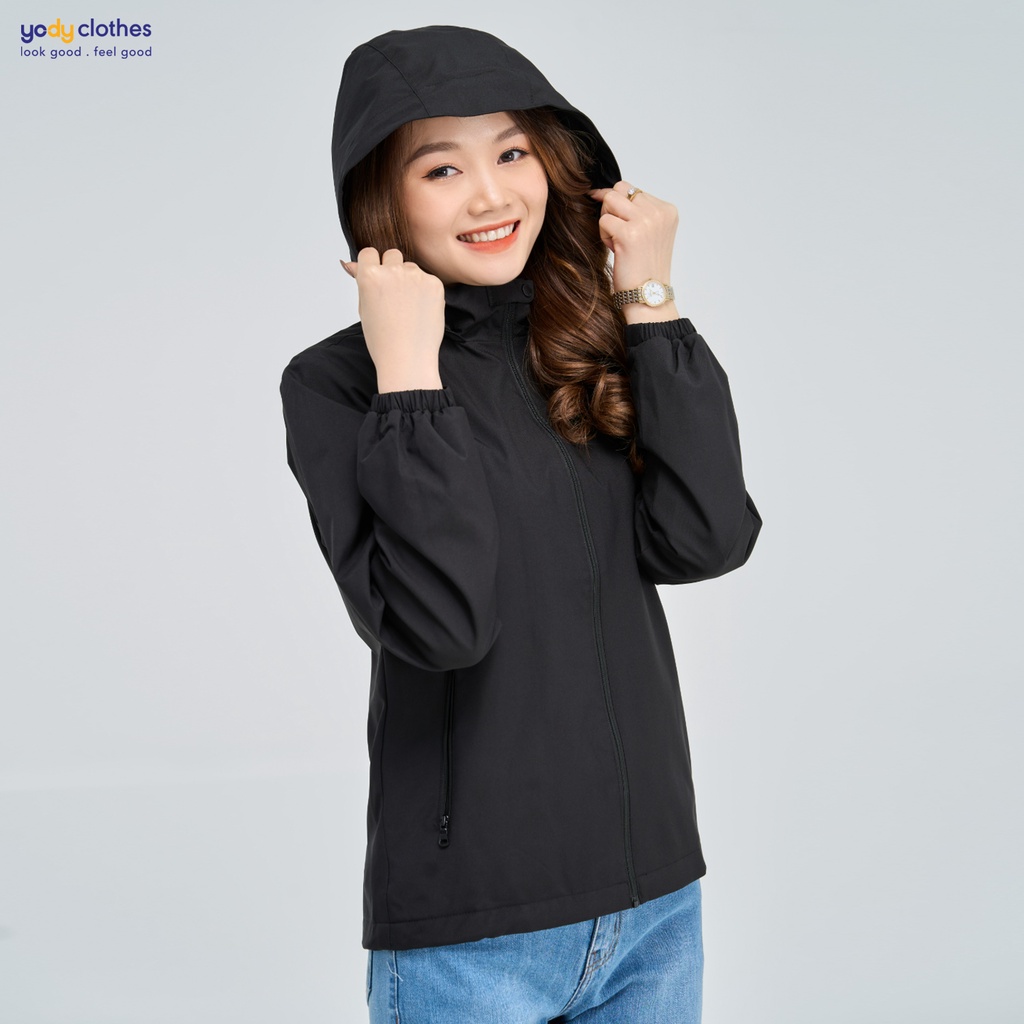 Áo khoác gió nữ YODY 2 lớp cao cấp chống nắng gió cản bụi AKN4024
