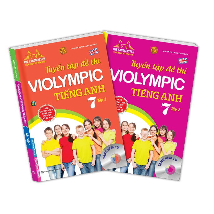 Sách - Combo tuyển tập đề thi VIOLYMPIC tiếng Anh lớp 7