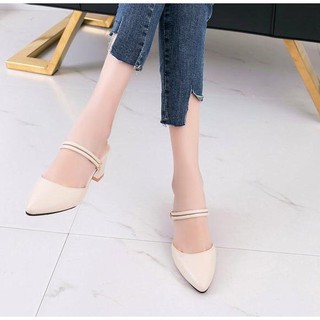 Giày cao gót sục chất da mềm 5p A32