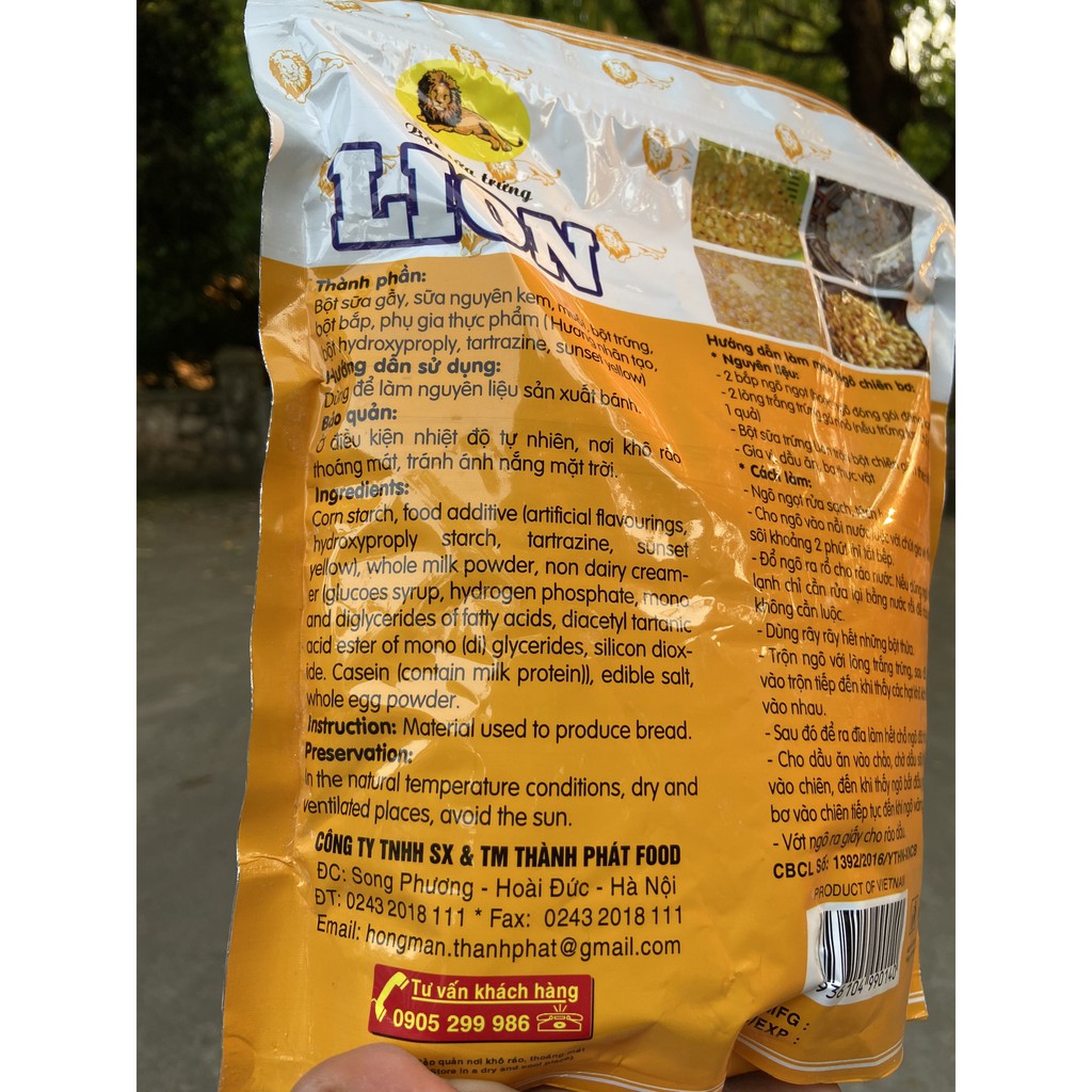 BỘT SỮA TRỨNG SƯ TỬ LION CUSTARD POWDER 1KG