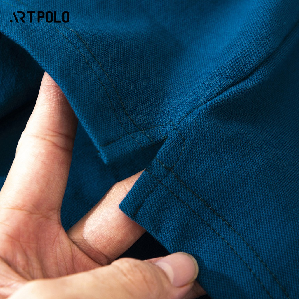 Áo thun Polo Nam cổ bẻ vải Cá sấu Cotton trẻ trung màu Cổ Vịt PLCV - ARTPOLO | BigBuy360 - bigbuy360.vn